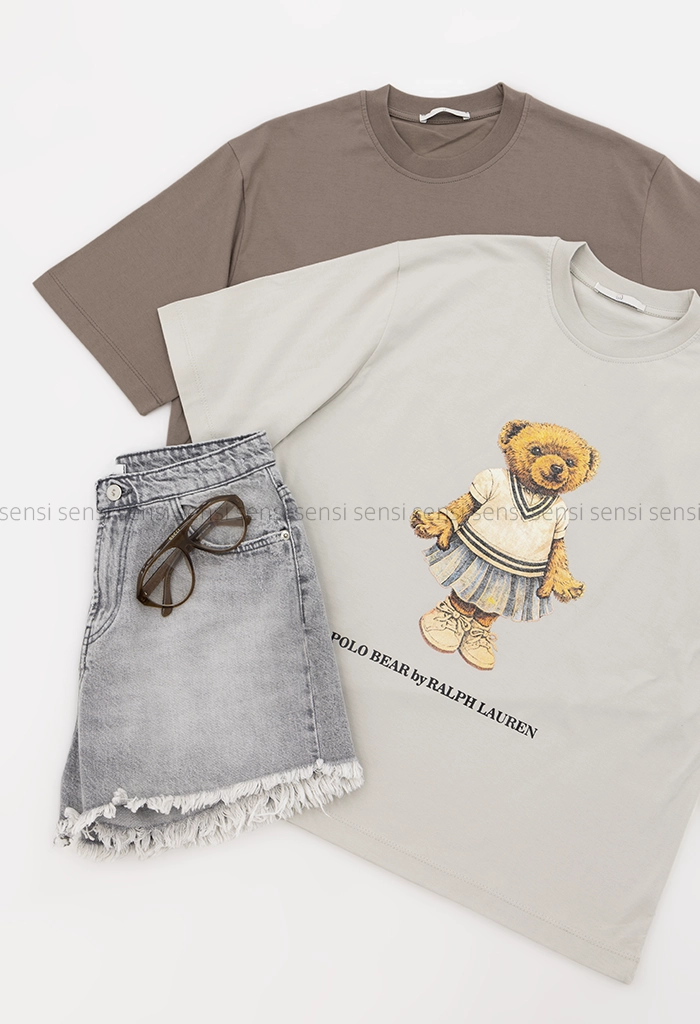 تیشرت باکسی miss bear چاپی کد1005859